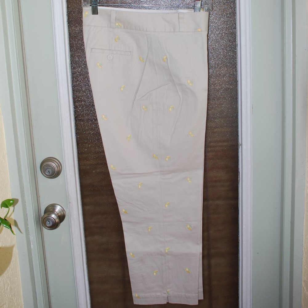 Talbots Chino's w/Lemon's